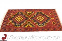 Mid Century Oriental Red and Gold Rug - 2354240
