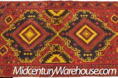 Mid Century Oriental Red and Gold Rug - 2354241