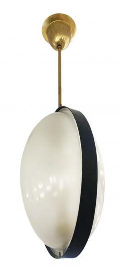 Mid Century Oval Pendant Italy 1960s - 3466067