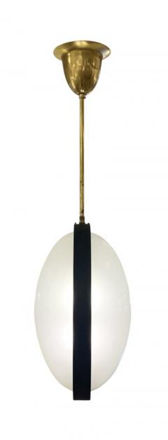 Mid Century Oval Pendant Italy 1960s - 3466072