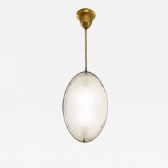 Mid Century Oval Pendant Italy 1960s - 3468845