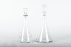 Mid Century Pair Baccarat Crystal Decanter Set - 289972