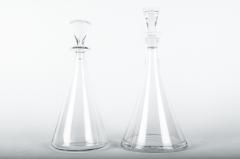 Mid Century Pair Baccarat Crystal Decanter Set - 289975