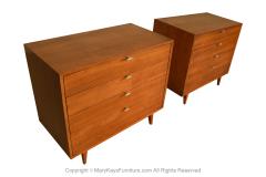 Mid Century Pair of Florence Knoll Chests of Drawers - 3488387
