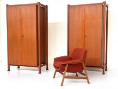 Mid Century Pair of Wardrobes Italy 1960s - 4625866