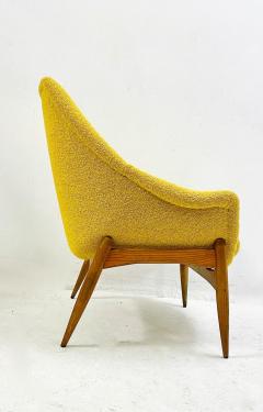 Mid Century Pair of Yellow Armchairs by Julia Gaubek - 2502409