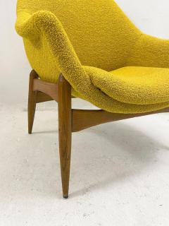 Mid Century Pair of Yellow Armchairs by Julia Gaubek - 2502411