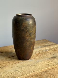 Mid Century Patinated Copper Vase - 4569294