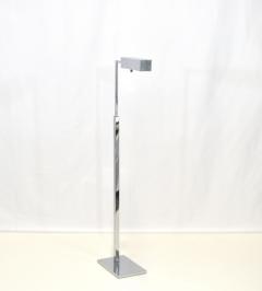 Mid Century Polished Chrome Articulating Floor Lamp - 1280586