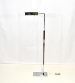 Mid Century Polished Chrome Articulating Floor Lamp - 1280587