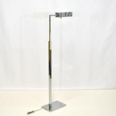 Mid Century Polished Chrome Articulating Floor Lamp - 1280588
