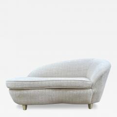 Mid Century Post Modern Kidney Shaped Chaise Lounge or Petite Sofa - 3116972