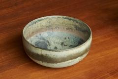 Mid Century Pottery Bowl with Incised Decoration - 4608450