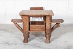 Mid Century Provincial French Fruitwood Side Table - 2665736