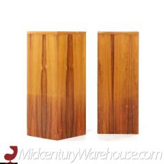 Mid Century Rosewood Pedestal Pair - 3695794