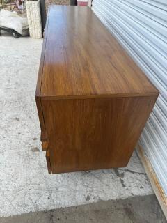 Mid Century Rougier 9 Drawer Walnut Dresser - 4375863