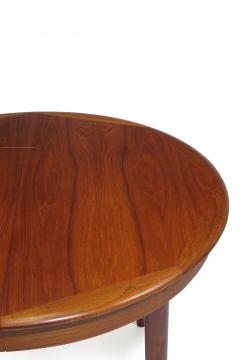 Mid Century Round Danish Teak Dining Table seats 4 10 guests - 1349648