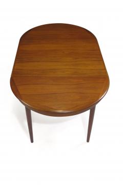 Mid Century Round Danish Teak Dining Table seats 4 10 guests - 1349649