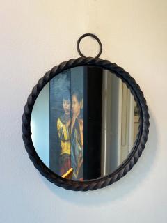 Mid Century Round Mirror - 2845284