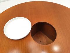 Mid Century Round Wooden Coffee Table - 2507355