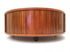 Mid Century Round Wooden Coffee Table - 2507356