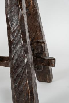 Mid Century Rustic Brutalist Side Table - 3526641