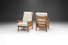 Mid Century Sculpted Castle Chairs Europe ca 1960s - 2795569