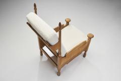 Mid Century Sculpted Castle Chairs Europe ca 1960s - 2795579