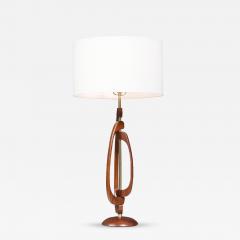 Mid Century Sculpted Table Lamp by Roller Lamp Co  - 4490784