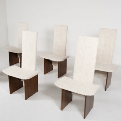 Mid Century Set of 6 Kazuki Chairs by Kazuhide Takahama for Gavina - 3753412