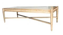 Mid Century Silver Leaf Coffee Table - 4152476