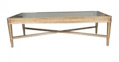 Mid Century Silver Leaf Coffee Table - 4152479
