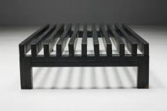Mid Century Slatted Bench or Coffee Table France 1960s - 3498916