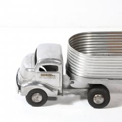 Mid Century Smith Miller Silver Streak Truck Trailer in Aluminum - 4622885
