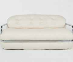 Mid Century Sofa by Mario Sabot Italy 1970s New Upholstery - 4361850