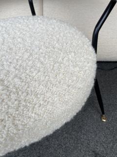 Mid Century Sofa in Boucl Fabric by IPA Bologne Italy 1950s - 2003629