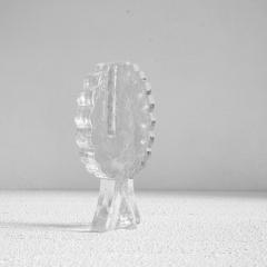 Mid Century Solid Glass Tree Shaped Soliflore Vase - 4608920