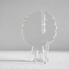 Mid Century Solid Glass Tree Shaped Soliflore Vase - 4608926