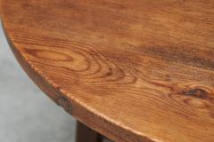 Mid Century Spanish Style Dining or Center Table in Solid Wood and Wrought Iron - 4396323