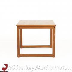 Mid Century Square Teak Side End Table - 2574501
