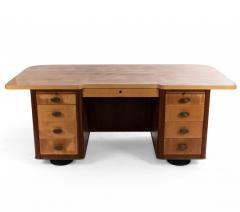 Mid Century Stow and Davis Executive Desk with Bronze Hardware - 4650087