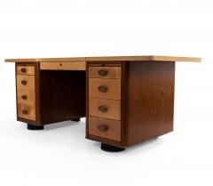 Mid Century Stow and Davis Executive Desk with Bronze Hardware - 4650089