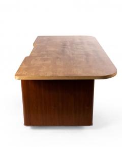 Mid Century Stow and Davis Executive Desk with Bronze Hardware - 4650094