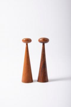 Mid Century Studio Craft Chess Set in Brazilian Rosewood Philippine Mahogany - 4221037