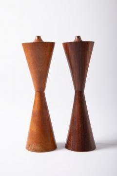 Mid Century Studio Craft Chess Set in Brazilian Rosewood Philippine Mahogany - 4221039