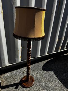Mid Century Swedish Oak Floor Lamp - 4516496