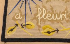 Mid Century Tapestry Signed Marc Petit 410 x 610 - 4241332