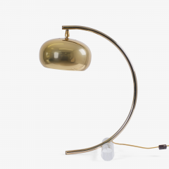 Mid Century Task Desk Lamp in Brass Lucite - 2524298