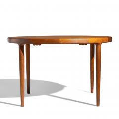 Mid Century Teak Dining Table with 2 Leaves - 4447680