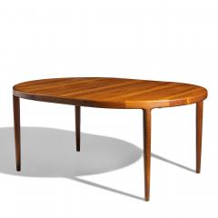 Mid Century Teak Dining Table with 2 Leaves - 4447685